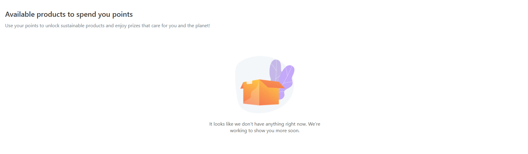 Rewards webpart - no rewards