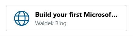 Suggested content design external